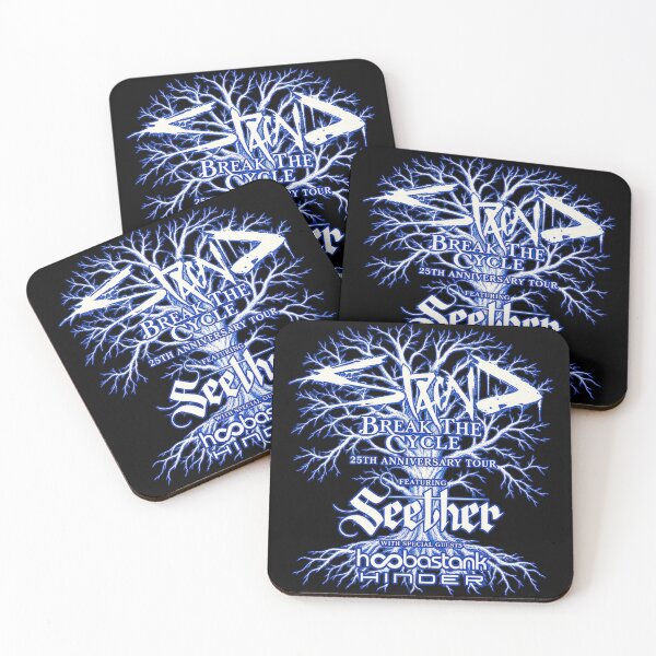 Item preview, Staind Break The Cycle 25th Anniversary Tour Blue Tree Roots Seether designed and sold by choudane.