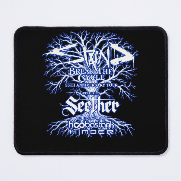 Item preview, Staind Break The Cycle 25th Anniversary Tour Blue Tree Roots Seether designed and sold by choudane.