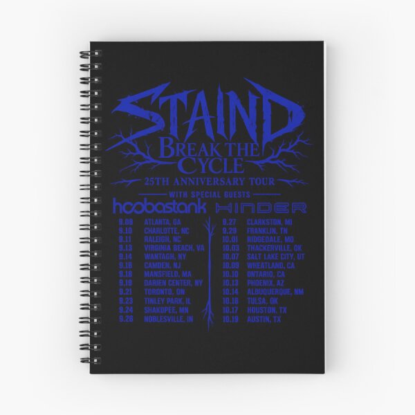 Item preview, Staind Break The Cycle 25th Anniversary Tour Dates Atlanta Charlotte Toronto designed and sold by choudane.