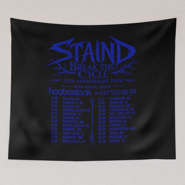 Item preview, Staind Break The Cycle 25th Anniversary Tour Dates Atlanta Charlotte Toronto designed and sold by choudane.