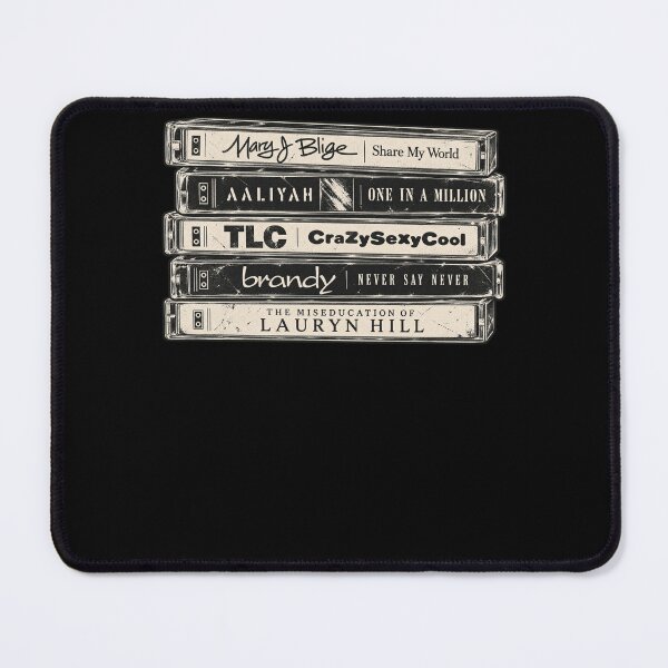 Item preview, 90s R&B Cassette Stack Mary J Blige Aaliyah TLC Brandy Lauryn Hill designed and sold by choudane.