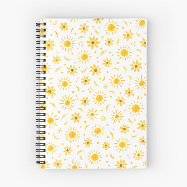 Item preview, Sunshine on White – Yellow Sun Pattern designed and sold by BLUEFOX05.