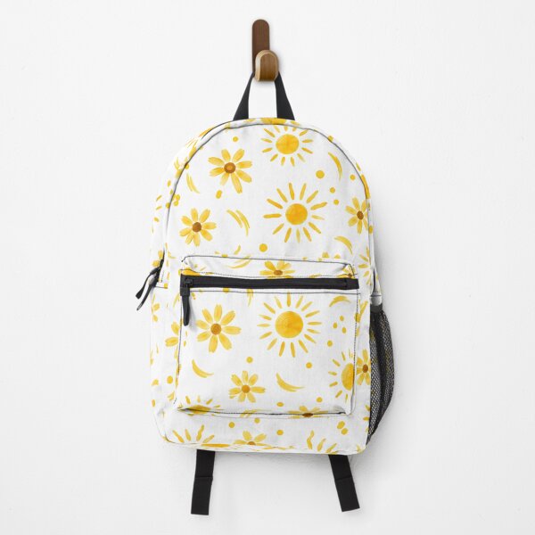 Item preview, Sunshine on White – Yellow Sun Pattern designed and sold by BLUEFOX05.