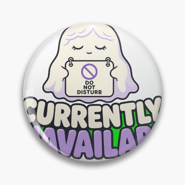 Item preview, Currently Unavailable Spooky Cute Ghost Do Not Disturb designed and sold by GSideArtStore.