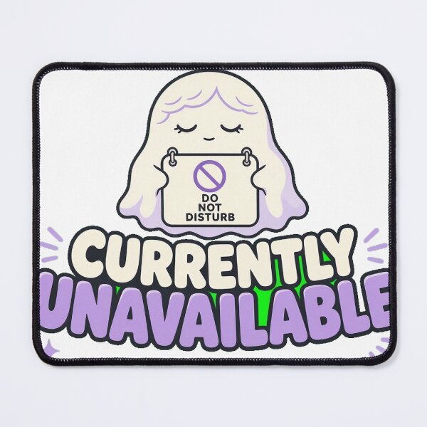 Item preview, Currently Unavailable Spooky Cute Ghost Do Not Disturb designed and sold by GSideArtStore.