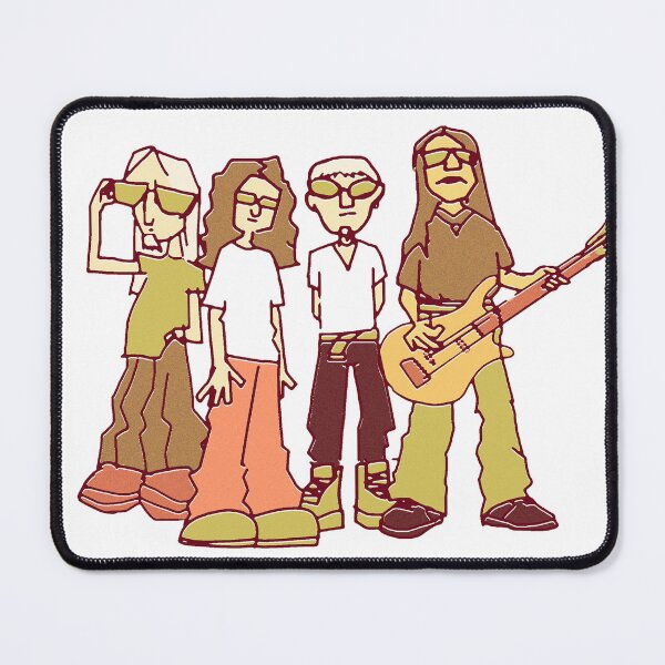 Item preview, Alice in Chains - 90s Vintage Grunge Rock Band Cartoon Illustration designed and sold by filipagomass.