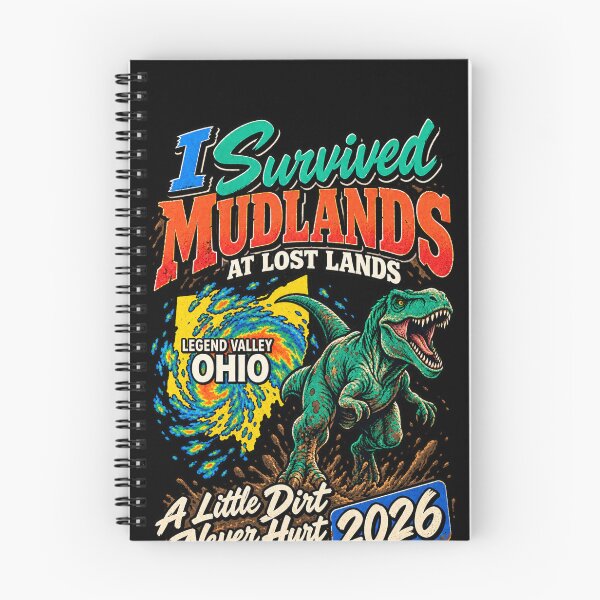 Item preview, I Survived Mudlands At Lost Lands 2026 Legend Valley Ohio Dinosaur designed and sold by choudane.
