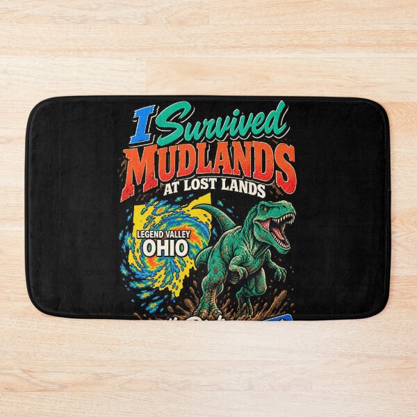 Item preview, I Survived Mudlands At Lost Lands 2026 Legend Valley Ohio Dinosaur designed and sold by choudane.