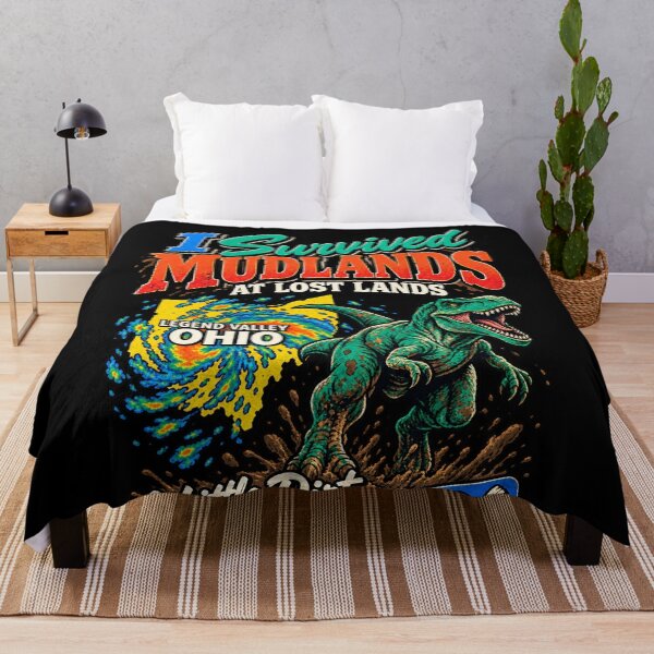 Item preview, I Survived Mudlands At Lost Lands 2026 Legend Valley Ohio Dinosaur designed and sold by choudane.
