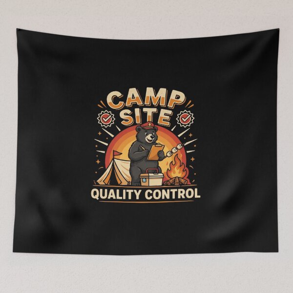 Item preview, Fun CampSite Control Teeshirt Design designed and sold by Peter Stawicki.