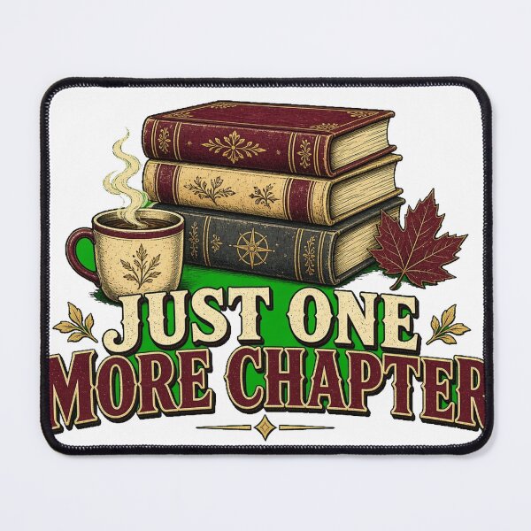 Item preview, Just One More Chapter Book Lover Dark Academia Tee designed and sold by GSideArtStore.