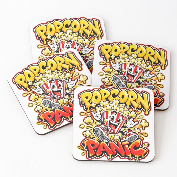 Item preview, Popcorn Panic – Funny Popcorn Graffiti Streetwear Cartoon designed and sold by Snackwear Apparel.