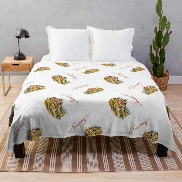 Item preview, Tuscany Allover – Watercolor Italian Countryside Pattern designed and sold by BLUEFOX05.