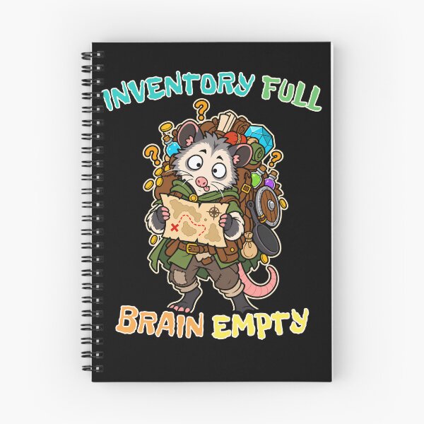 Item preview, Inventory Full Brain Empty Opossum Gamer designed and sold by Bawek85Designs.