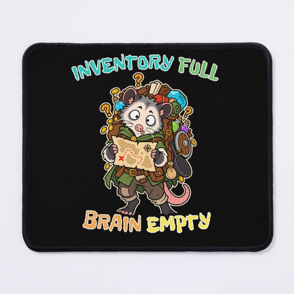 Item preview, Inventory Full Brain Empty Opossum Gamer designed and sold by Bawek85Designs.