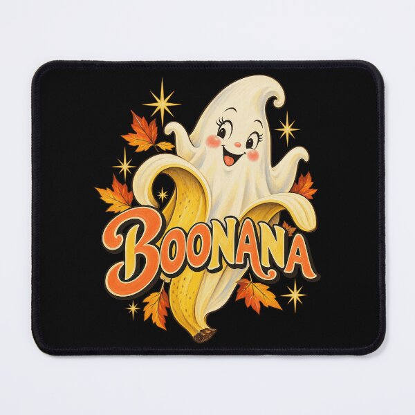 Item preview, Boonana Cute Cartoon Banana Ghost Autumn Fruit Pun Artwork designed and sold by Felinefinesse.