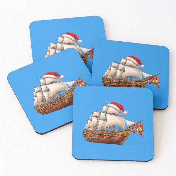 Item preview, Premium Merry Christmas Galleon designed and sold by annenambiro.