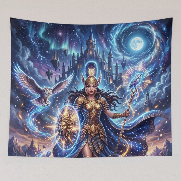 Item preview, Minerva - Goddess of Wisdom Fantasy Art designed and sold by Lucid Dream Pixel.
