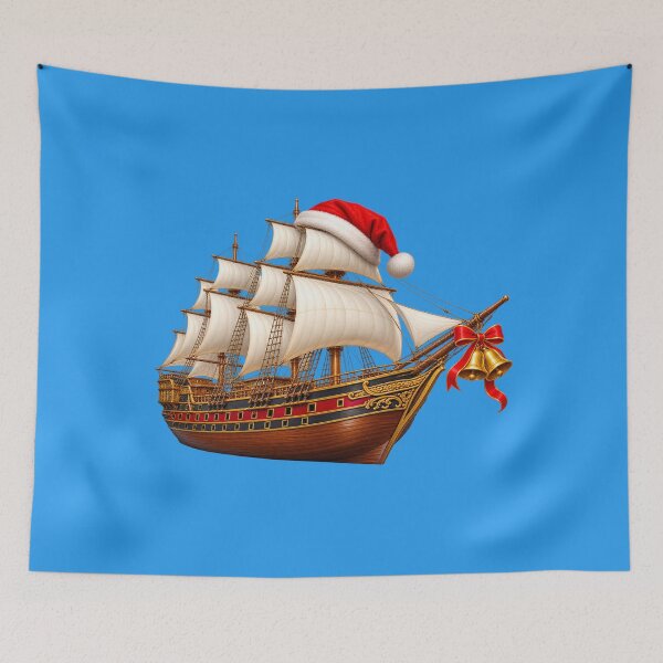Item preview, Premium Merry Christmas Galleon designed and sold by annenambiro.
