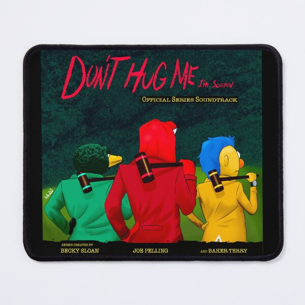 Item preview, Don't Hug Me I'm Scared+Heathers Poster designed and sold by LukeTheSketcher.