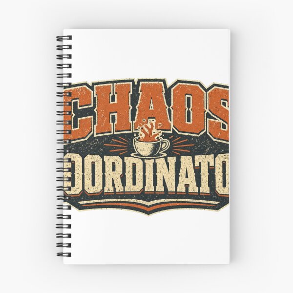 Item preview, Chaos Coordinator Bold Typography Coffee Humor Tee designed and sold by GSideArtStore.