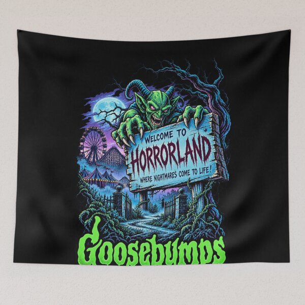 Item preview, Goosebumps Horrorland Welcome Where Nightmares Come To Life Green Monster designed and sold by choudane.