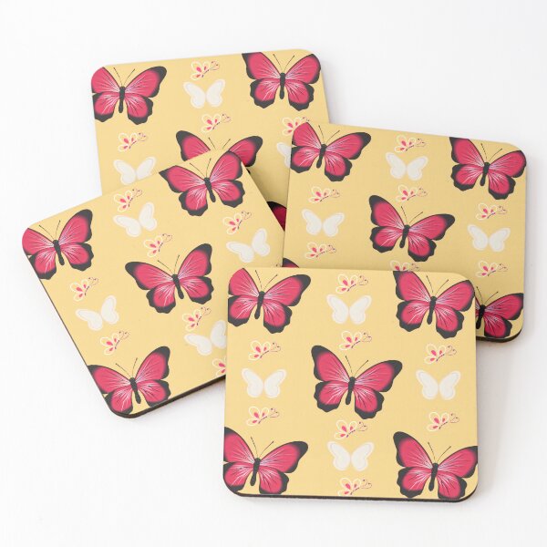Item preview, Vibrant Hot Pink Butterflies Seamless Pattern Design designed and sold by Azurart2.