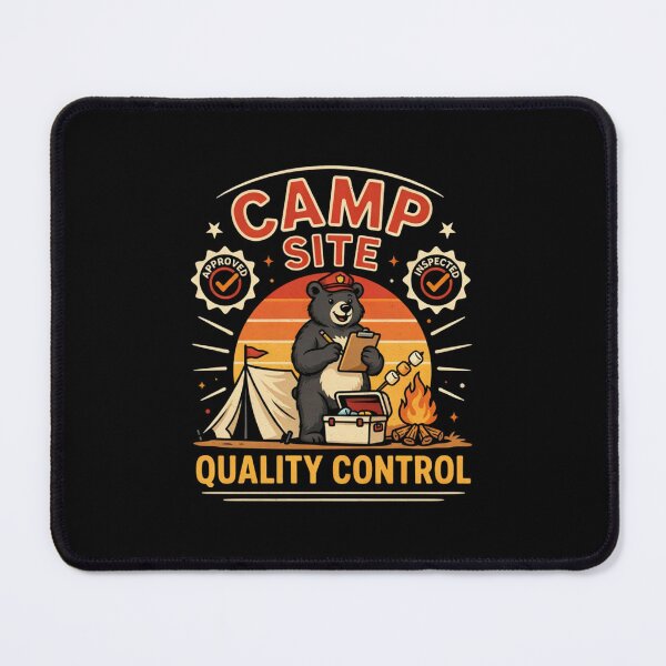 Item preview, Camp Site Quality Control Approved and Inspected designed and sold by Peter Stawicki.