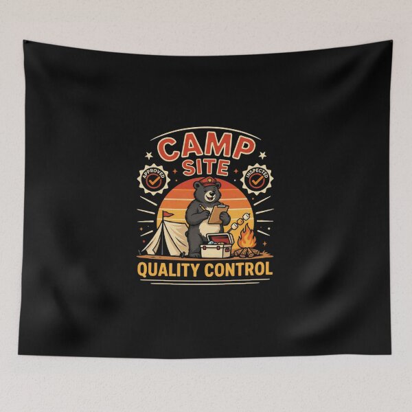 Item preview, Camp Site Quality Control Approved and Inspected designed and sold by Peter Stawicki.