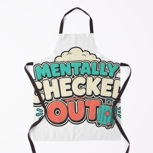 Item preview, Mentally Checked Out Soft Humor Vacation Brain Tee designed and sold by GSideArtStore.