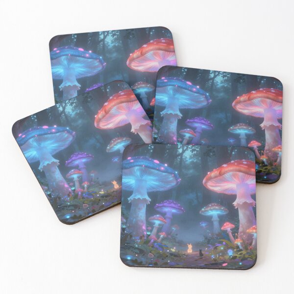 Item preview, Magical Mushroom Glade at Dawn designed and sold by Fanta-sticky.