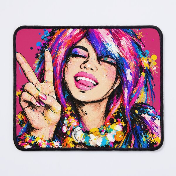 Item preview, Peace, Love & Just Me | Colorful Pop Art Girl designed and sold by CollectionsJEm.