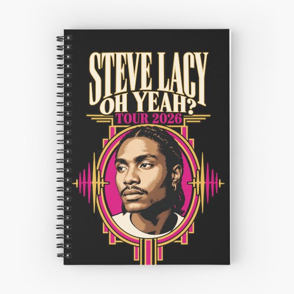Item preview, Steve Lacy Oh Yeah Tour 2026 Portrait Pink Gold Circle designed and sold by choudane.