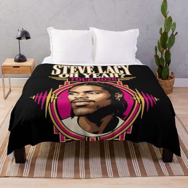 Item preview, Steve Lacy Oh Yeah Tour 2026 Portrait Pink Gold Circle designed and sold by choudane.