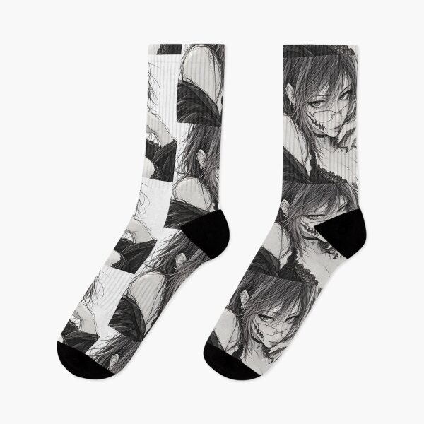 Item preview, Emo Girl black/white designed and sold by QuixalArts.