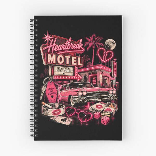 Item preview, Heartbreak Motel – Retro Pink Bad Girl Americana designed and sold by MetaModel Editions.
