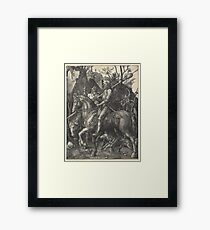 Knight, Death and the Devil (Dürer) Framed Print