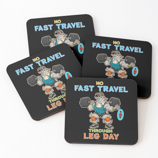 Item preview, No Fast Travel Through Leg Day Goat designed and sold by Bawek85Designs.