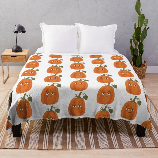 Item preview, Cute Orange Autumn Pumpkin Character designed and sold by BetweenForms.