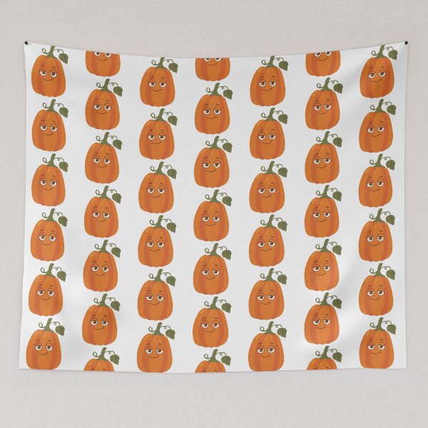 Item preview, Cute Orange Autumn Pumpkin Character designed and sold by BetweenForms.