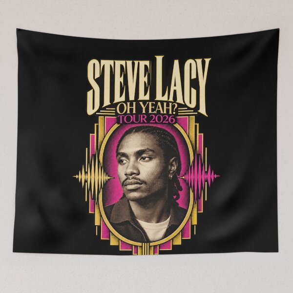 Item preview, Steve Lacy Oh Yeah Tour 2026 Portrait Jacket Pink Gold Frame designed and sold by choudane.
