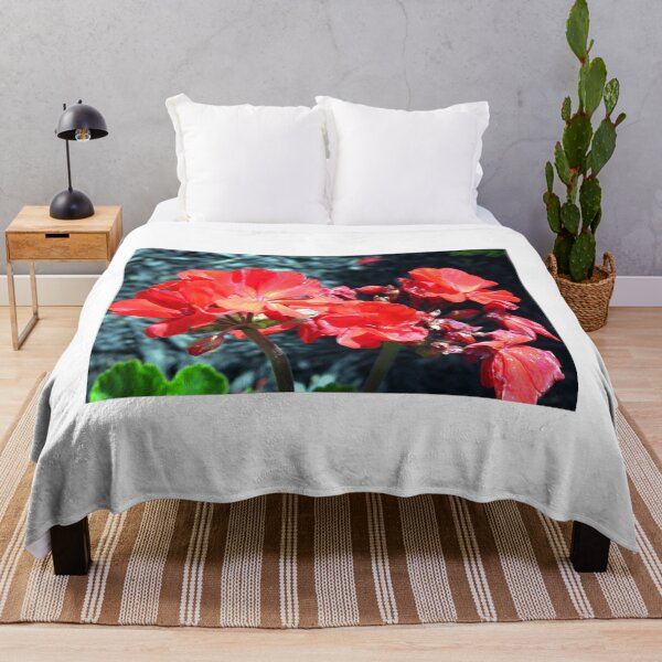 Item preview, Red Geraniums designed and sold by Elysianart100.