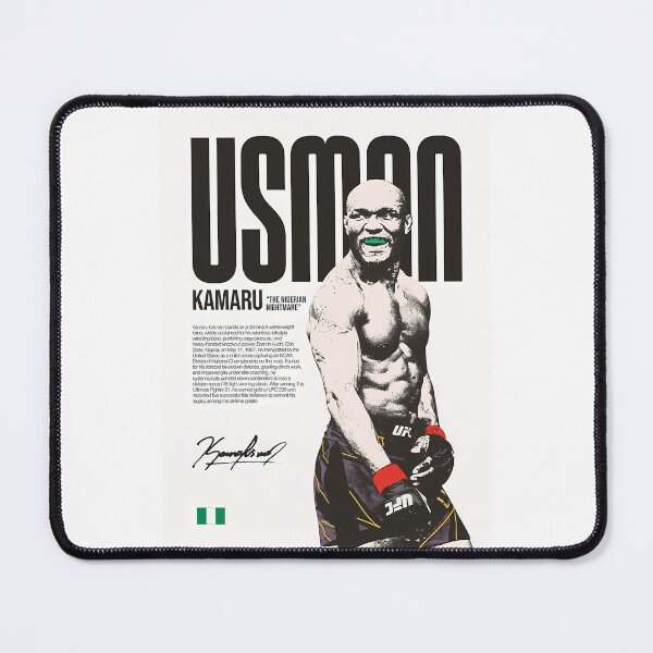 Item preview, Kamaru Usman Mma Fighter Sports Gift designed and sold by giacomo-nick.