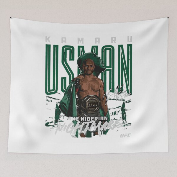 Item preview, Kamaru Usman The Nigerian Nightmare Signature  designed and sold by giacomo-nick.