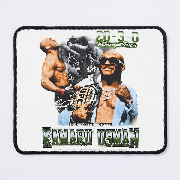 Item preview, Kamaru Usman The Nigerian Nightmare Signature designed and sold by giacomo-nick.
