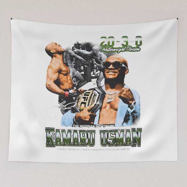 Item preview, Kamaru Usman The Nigerian Nightmare Signature  designed and sold by giacomo-nick.