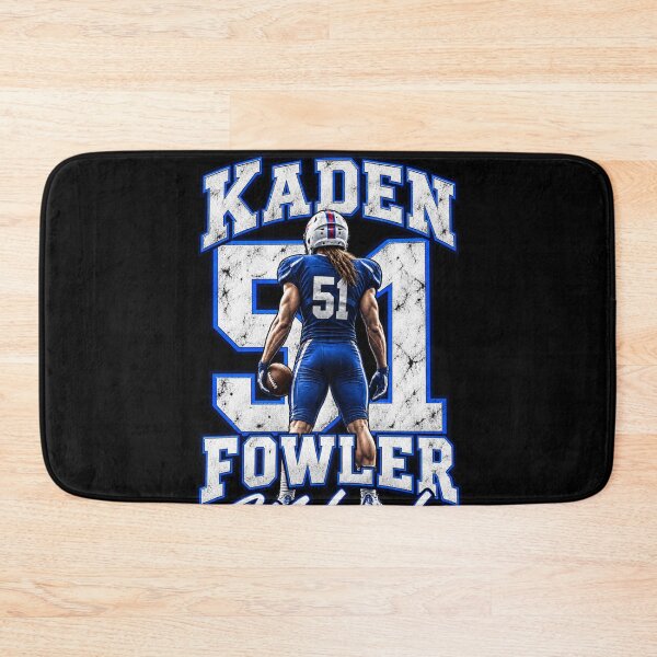 Item preview, Kaden Fowler 51 Mohawks Football Player Blue White Number designed and sold by choudane.
