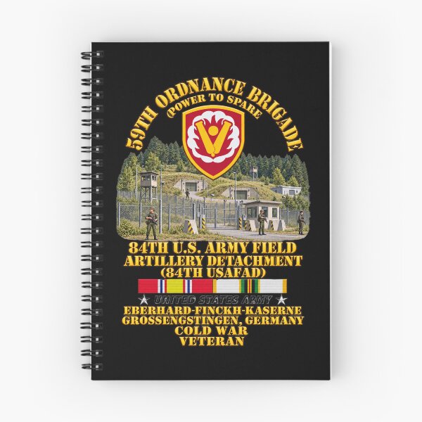 Item preview, Army - 59th Ordnance Bde - 84th Artillery Field Artillery Detachment - USAFAD, Eberhard-Finckh-Kassene, Grossengstingen, Germany COld War Veteran 3D - Enhanced designed and sold by Military Insignia Products.