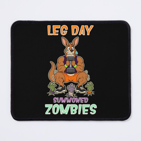Item preview, Leg Day Summoned Zombies Kangaroo Workout designed and sold by Bawek85Designs.