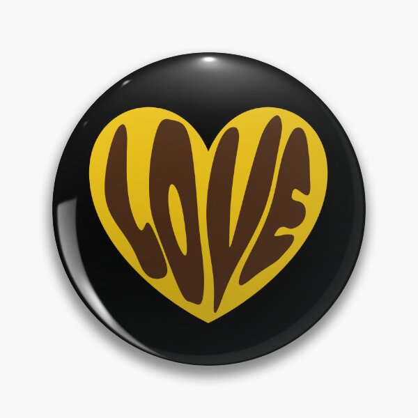 Item preview, Yellow Love Heart – Retro Pop Art Typography designed and sold by MeowMeowPuppy.